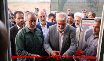 پروژه آبیاری تحت فشار (قطره ای)باغستان محصولات راهبردی استان در پهنه امیریه دانشگاه بیرجند افتتاح شد