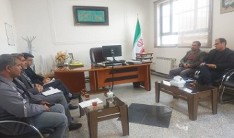 جلسه هم‌اندیشی در خصوص ساماندهی ورودی پردیس کشاورزی و منابع طبیعی با دهیار و رئیس شورای روستای امیرآباد