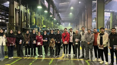 بازدید دانشجویان رشته علوم و مهندسی محیط زیست دانشگاه بیرجند از کارخانه کویر تایر برگزار شد.