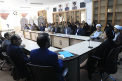 دیدار مدیران گزینش دانشگاه های منطقه ۹ کشور با نماینده ولی فقیه در خراسان جنوبی (۵ خرداد ۱۴۰۴)