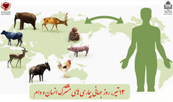 ۱۳ تیرماه، روز جهانی بیماری‌های مشترک انسان و دام
