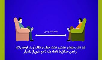 فاصله گذاری هوشمند در خوابگاه‌ها و پانسون‌ها