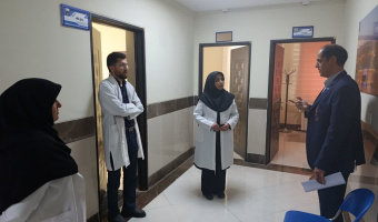 حضور نماینده بیمه دی در درمانگاه فرهیختگان