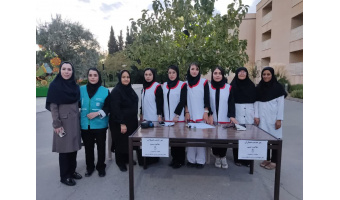 برپایی میز خدمات همیاران سلامت جسم در مجموعه خوابگاهی صدف دانشگاه بیرجند