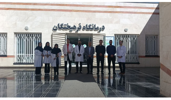 تقدیر معاون محترم دانشجویی دانشگاه بیرجند، از پرستاران درمانگاه فرهیختگان