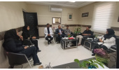 بازدید اعضای شورای صنفی دانشجویان از اداره بهداشت و درمان دانشگاه بیرجند