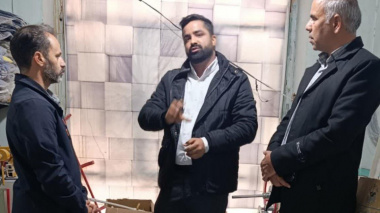 بازدید سرزده از شرکت طرف قرارداد دانشگاه برای ارزیابی فرآیند شارژ و تست کپسول‌های اطفای حریق