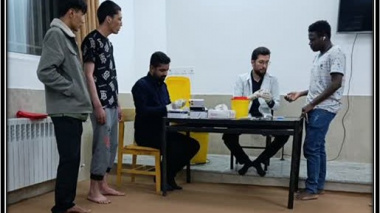 گزارش برگزاری برنامه غربالگری HIV در خوابگاه دانشجویان بین‌الملل شهید خدری