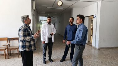 بازدید شرکت ذی‌صلاح از سازمان مرکزی و بخش شیمی پردیس علوم به همراه کارشناس HSE دانشگاه