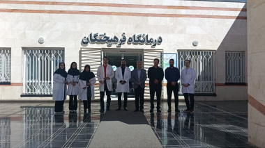 تقدیر معاون محترم دانشجویی دانشگاه بیرجند، از پرستاران درمانگاه فرهیختگان