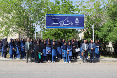 بازدید دانش آموزان مدرسه هاجر از دانشکده هنر