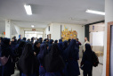 بازدید دانش‌آموزان دبیرستان علامه حلی از دانشکده هنر