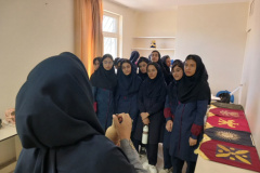 بازدید دانش‌آموزان دبیرستان علامه حلی از دانشکده هنر