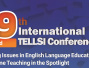 نوزدهمین همایش بین المللی تلسی: مسائل نوظهور در آموزش زبان انگلیسی با تاکید ویژه بر آموزش مجازی