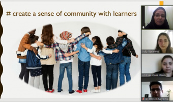 سخنرانی عضو هیأت علمی دانشگاه بیرجند، در دانشگاه پیتشت رومانی تحت عنوان روش های نوین تعامل و ارزیابی دانشجویان در آموزش مجازی