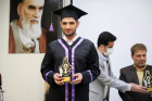 International Graduates honored at a commencement ceremony in University of Birjand.