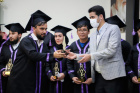 International Graduates honored at a commencement ceremony in University of Birjand.
