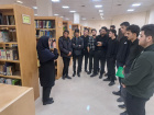 بازدید دانشجویان پسر پردیس شهید باهنر از کتابخانه مرکزی و مرکز نشر