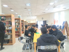 بازدید دانشجویان پسر پردیس شهید باهنر از کتابخانه مرکزی و مرکز نشر