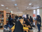 بازدید  دانش‌آموزان دبیرستان زرین‌دخت زرین‌قلم از کتابخانه مرکزی و مرکز نشر