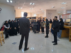 بازدید دانشجویان رشته هنر اسلامی  از کتابخانه مرکزی و مرکز نشر