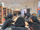 بازدید دانشجویان رشته هنر اسلامی  از کتابخانه مرکزی و مرکز نشر