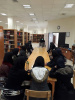 بازدید دانش آموزان هنرستان شاهد سهام خیام از کتابخانه مرکزی و مرکز نشر دانشگاه بیرجند