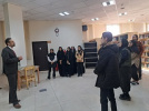 بازدید دانشجویان رشته هنر اسلامی  از کتابخانه مرکزی و مرکز نشر