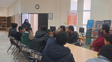 بازدید نمایندگان شورای دانش آموزی استان خراسان جنوبی از کتابخانه مرکزی و مرکز نشر