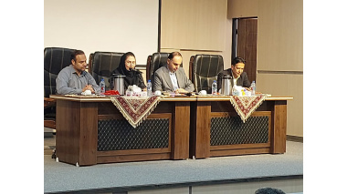 جلسه هم ­اندیشی حوزه معاونت پژوهش، فناوری و نوآوری دانشگاه و اعضای هیات علمی دانشکده ادبیات و علوم انسانی برگزار شد