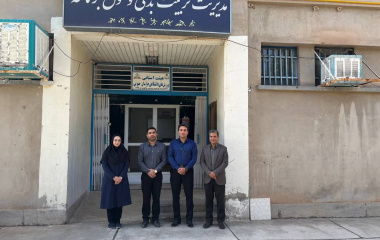 بازدید معاون محترم دانشجویی از حوزه مدیریت تربیت بدنی و فوق برنامه به مناسبت گرامیداشت هفته دولت و روز کارمند