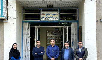 حضور مسئول بسیج کارکنان دانشگاه در مدیریت تربیت بدنی و فوق‌برنامه دانشگاه بیرجند