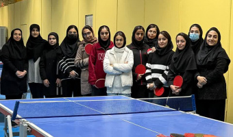 برگزاری مسابقات انتخابی تیم تنیس روی میز دانشجویان دختر