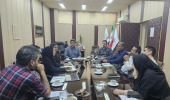 برگزاری جلسه هماهنگی جهت سامانه اماکن  با همکاران فناوری و اطلاعات