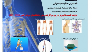 کارگاه ارزیابی ساختار قامتی، اسکلتی، آمادگی جسمانی و حرکات اصلاحی