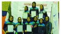 درخشش تیم تکواندو دختران دانشگاه بیرجند در مسابقات تکواندوی دانشگاهها و مؤسسات آموزش عالی دانشجویان دختر منطقه ۹ کشور