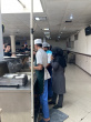 بازدید مدیر دانشجویی از سالن غذاخوری و آشپزخانه پردیس