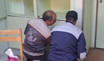گزارش تصویری انجام تعمیرات در سطح خوابگاه‌های دانشجویی