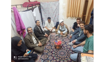 حضور رئیس دانشگاه در سرای دانشجویی سرو