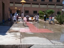 گزارش تصویری انجام اقدامات نظافتی و بهداشتی مجموعه خوابگاه‌های دانشگاه همزمان با تعمیرات اساسی تابستانه