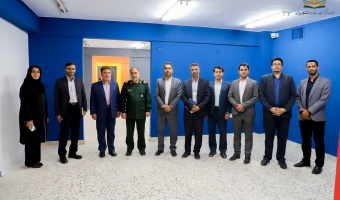 بازدید سردار مهدوی فرماندهی سپاه انصار الرضا(ع) در معیت سرپرست دانشگاه بیرجند از موزه و مرکز اسناد و مفاخر دانشگاه