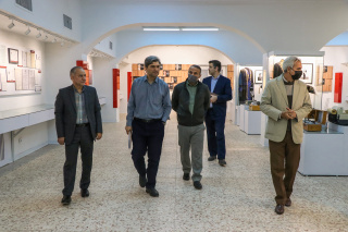 بازدید مدیرکل حفاظت محیط زیست استان از موزه و مرکز اسناد و مفاخر دانشگاه بیرجند