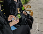 دانشجویان کانون معرفتی مهدویت دانشگاه بیرجند از دختران پای کار در میدان اجتماعات تقدیر کردند