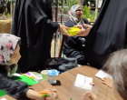 تقدیر دانشجویان کانون معرفتی مهدویت دانشگاه بیرجند از معلمان جهادی در میدان اجتماعات