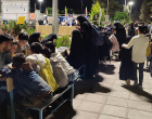 تقدیر دانشجویان کانون معرفتی مهدویت دانشگاه بیرجند از معلمان جهادی در میدان اجتماعات