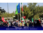 اهتزاز پرچم جمهوری اسلامی ایران در دانشگاه بیرجند؛ آغاز سال تحصیلی با ادای احترام به نماد هویت و وحدت ملی