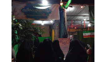 تقدیر دانشجویان کانون مهدویت از خیاطانی که به صورت جهادی در میادین اجتماعات حضور یافتند