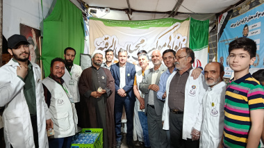 تقدیر دانشجویان کانون معرفتی مهدویت دانشگاه بیرجند از خادمان موکب‌های «جنگ رمضان»