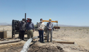 تأمین آب معدن طلای هیرد ‏