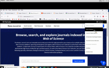 برگزاری کارگاه آموزشی_تخصصی  آموزش استفاده از پایگاه های استنادی علم سنجی اسکوپوس و وب آو ساینس